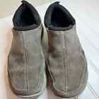 Crocs Mens Swiftwater Brown Suede Moc Toe Loafer Slip-on Shoes Size 12