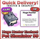 Pet Simulator 99. x1 HUGE HUNTER ENCHANT -  OP BOOK -