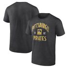 GOOD PRICE !!! MLB Pittsburgh Pirates Men's Graphite Heather T-Shirt S-5XL