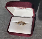 Helzberg 14k Yellow Gold Round Diamond Engagement Ring - Size 7.25