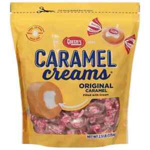 Goetz's  Original Caramel Creams Candy, 40 oz. Resalable Bag, Peanut-Free