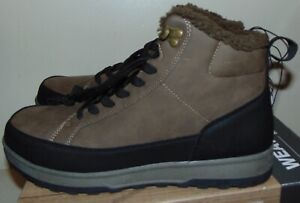 Weatherproof Logjam Snow Boots, Men's Size 12, Brown Memory Foam Insole NEW