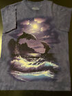 2007 The Mountain Dolphins Medium T-Shirt Anthony Casay Ocean Fish