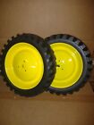 Pedal Tractor Wide Rear Tires And Rims Wheels pair 2 3/4