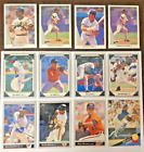 1990 to 1993 LEAF Baseball Singles ALL-STARs & HOFers. List in Description