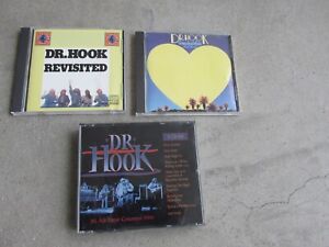 LOT OF 5 CDs DR HOOK GRESTEST HITS & REVISTED PLUS 36 GREATEST ALL TIME HITS