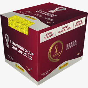 2022 Panini FIFA World Cup Qatar Soccer Sticker Collection Box