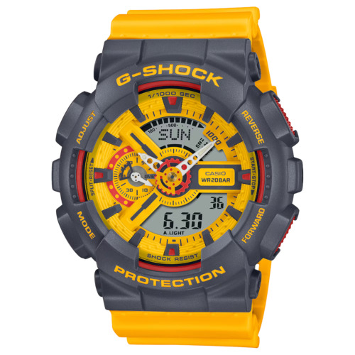 Casio G-Shock Men's Retro Yellow Analog Digital Watch GA110Y-9A