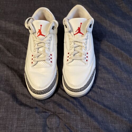 Size 8 - Jordan 3 Retro Mid White Cement Reimagined