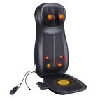 Electric Shiatsu Neck Back Massage Cushion Massager Chair Seat w/ Heat Function