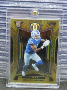 2022 Gold Standard  Jameson Williams  Black Parallel  RC #1/1 Lions  ONLY 1 MADE