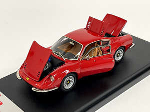 1/43 MR Collection Ferrari 246 Dino GT from 1969 in Red all open  EX01 CF029