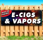 E-CIGS & VAPORS SOLD HERE Advertising Vinyl Banner Flag Sign Many Sizes VAPE THC