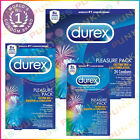 Durex Pleasure Pack Assorted Condoms💋Rubber Latex Sensation & Stimulation Mix