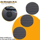Door Key Hole Cover for Jeep Wrangler TJ JK JL JT Keyhole Trim Accessories Black (For: Jeep Wrangler)