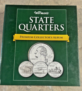 Warman's State Quarters Premium Collector's Album Hard 3-Ring Binder FULL!!!!!