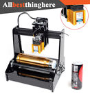New ListingCylindrical Laser Engraving Machine Desktop Metal Engraver Printing Portable 15W