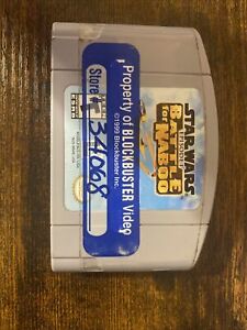 Star Wars Episode 1: Battle for Naboo Nintendo 64 N64 Tested Working Authentic