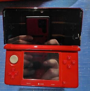 New ListingNintendo 3DS Console CTR-001 Red w/ Adapter, Mario Case And 10 Games (9 Working)