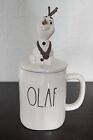 Rae Dunn Olaf Disney Frozen Coffee Mug With Character Top Lid NEW & UNUSED