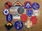 WW2 Patch Lot (16) Nice patches sime with old labels