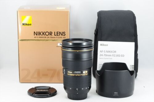 Nikon AF-S 24-70mm F/2.8 G ED Lens + Hood Near Mint From Japan #6412