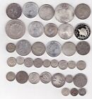 LOT WORLD SILVER COINS  311 GRAMS OR 10 TROY OUNCES
