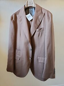 Brunello Cucinelli Brown  Wool Cotton Suit 40R Eu50 NWT