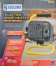 NEW Steelton 1500 Watt 5120 BTU Electric Shop Heater 3 Setting w/Fan Only Option