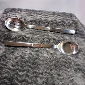 New Listing2 Bakers & Chefs Stainless Steel 1pc Cooking Spoons 1 Solid Serving & 1 Slotted