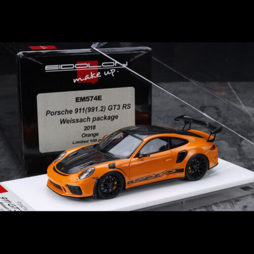 1:43 Porsche 911 GT3 RS Weissach Package MAKE UP Diecast Model Car Collectibles