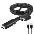 for Playstation 2 PS2 To HDMI-Compatible Adaptor Cable HD RCA AV Audio Video  J6