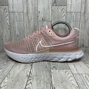 Nike React Infinity Flyknit 2 Women's Size 9 Running Shoes Pink White