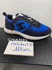Chanel 21S G38482 blue&black sneakers runners trainers 36.5-39 EUR sizes