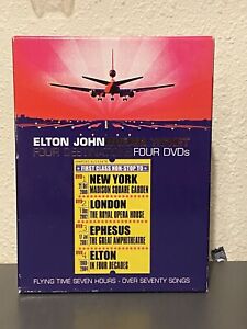 ELTON JOHN Dream Ticket Live 4 DVD Box Set with booklet