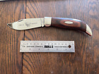 Vintage Case XX 1960's Buffalo Hunter Knife P172 Hand Made Pakkawood Handle MINT
