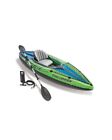 Intex 1 Person Inflatable Challenger K1 Kayak with Aluminum Oars&Air Pump GR FDB