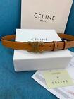 Celine Triomphe Taurillon Leather Multicolor Belt Size 90cm and 115cm-