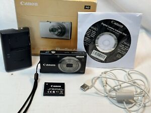 Canon PowerShot A2300 HD 16MP 5x Zoom BLACK  Digital Camera From JAPAN USED/mint