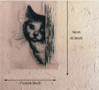 cat portrait clear stamp stamping card making clay FAST Free Shipping