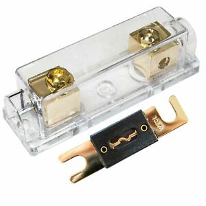 IMC Audio Premium ANL Fuse Holder w/ (1) 300 Amp Gold Fits 0/2/4 Gauge Wire