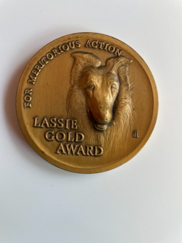 New ListingCollie Lassie Gold Award Medal
