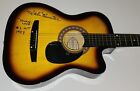 TAB HUNTER SIGNED ACOUSTIC GUITAR W/ YOUNG LOVE #1 HIT 1957 INSC. HEARTTHROB JSA