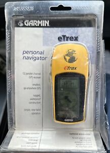 NEW 2001 Garmin eTrex 12 Channel Personal Navigator GPS Handheld Yellow