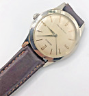 Vintage Silver Tone Benrus Mens Wristwatch