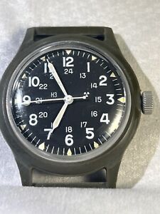 Benrus H3 1975 Vietnam Era Military Watch MIL-W-46374A In Good Condition