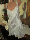 Vtg NEW Victoria's Secret White Ivory Satin Bridal Sequin Babydoll Gown Lingerie