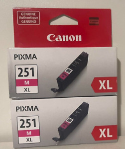 Canon Ink CLI-251 M XL Magenta Ink Cartridge 2pk