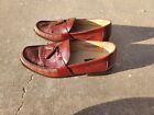Florsheim Classic Leather Loafer Men's Brown Tasseled Size 9D Made in Brazil