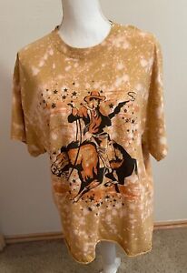 GINA Girls In Action T-shirt Womens XL Cowboy Country Rodeo